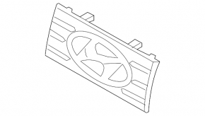 Hyundai Ioniq 17-19 HEV Radar-Sensing Grille Emblem