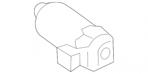 Left passenger seat runner for Hyundai Sonata 15-17
