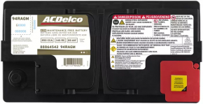 Battery 12v CADILLAC ATS 13- Start-Stop 82Ah 800A Euro AGM +-Reverse EXIDE