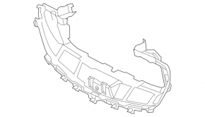 Mercedes W213 E 21-23 radiator grille base