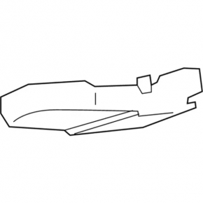 Central left ceiling light for Ford Escape MK3 13-19, gray, for panoramic view