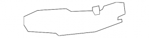 Central left ceiling light for Ford Escape MK3 13-19, gray, for panoramic view