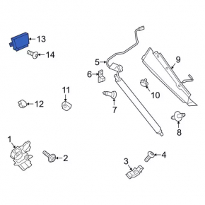 Ford Explorer 20-23 Trunk Lid Control Module