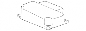 Module srs airbag computer airbags Chevrolet Volt 11-12