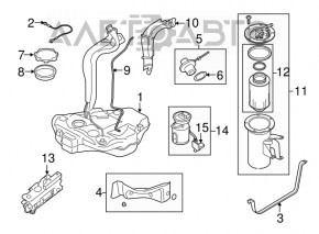 Fuel filter housing VW Jetta 11-18 USA 2.0 TDI