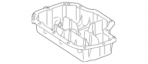 Mercedes S-class W221 S400 engine sump