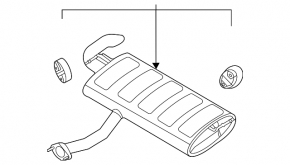 Kia Sportage 23-26 HEV Rear Barrel Muffler