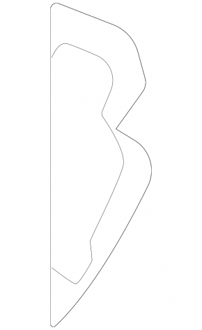 Front panel trim side right VW Taos 22-25 black