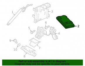 Polestar 2 21- Tailgate Control Unit
