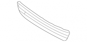 Lower grille front bumper VW Passat 06-10 chrome molding