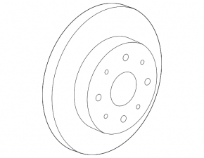 Front left brake disc for Honda CRZ 11-15