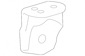 Rear right shock absorber bracket Lexus NX200t NX300 NX300h 15-21 for adjustable suspension