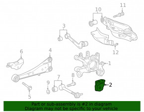 Rear right shock absorber bracket Lexus NX200t NX300 NX300h 15-21 for adjustable suspension