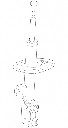 Front right shock absorber Toyota C-HR 18-19 Turkey built