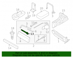 Towing hook Audi Q7 16-