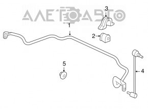 Front stabilizer Acura MDX 07-13