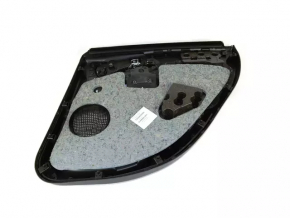 Door trim card rear left Fiat 500L 14-17 black with gray insert cloth, cut, scratches