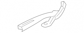 Left hood hinge Honda Accord 14-17 plug-in