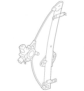 Front left window lifter with motor for Subaru Outback 10-14