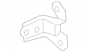 Upper front right door hinge Honda CRV 23-