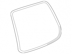Rubber seal for the trunk door of a VW Touareg 11-17