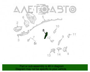 Side Airbag Sensor Right Lexus RX300 RX330 RX350 RX400h 04-09