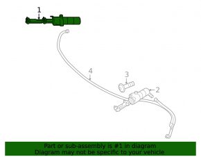 Right headlight washer nozzle Mercedes W212 10-13