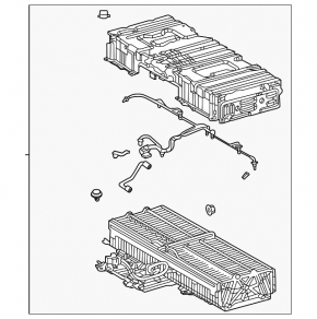 Battery VVB assembly Toyota Highlander 20-