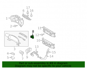 Mazda CX-5 Hazard Warning Button 17-