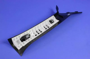 Front pillar trim left Chrysler 200 11-14 black