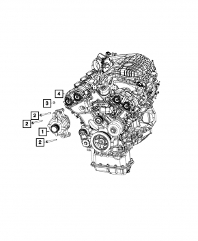 Generator Jeep Grand Cherokee WK2 11-20 3.6 160 Amp