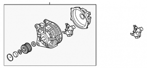 Generator Audi A3 8V 15-18 VALEO VIKA
