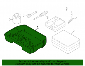 Foam plastic for compressor Hyundai Ioniq 17-22 HEV