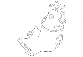 Exhaust manifold with catalytic converter Nissan Altima 19-21 2.5 fwd