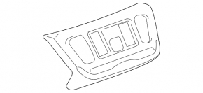 GMC Terrain 18-21 Gearbox Shifter Cover Black