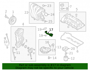 Oil Receiver Hyundai Ioniq 17-22 HEV, PHEV 1.6 G4LE