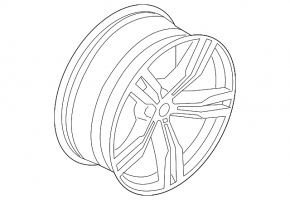 Wheel disk R20 8.5J ET:25 BMW 7 G11 G12 16-22 style 648M