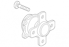 Rear left hub Honda Fit 15-20