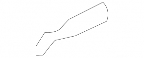 Air duct bracket right BMW X3 F25 11-14 prerest