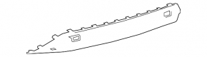 Toyota Prius 50 Prime rear bumper lip scratch 17-22