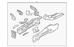 Front left quarter panel for VW Tiguan 18-24