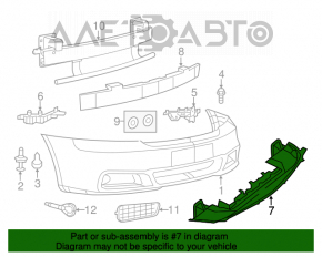 Front Bumper Guard Chrysler 200 11-14