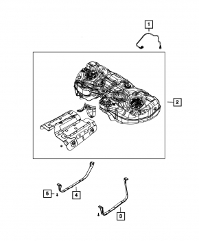 Dodge Charger 11 Fuel Tank