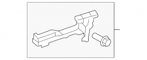 Rear left door handle mechanism Toyota Camry v50 12-14 usa