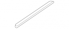 Door sill trim outer front right Nissan Murano z52 15- chrome