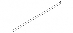 Door seal on the threshold right Nissan Murano z52 15-24