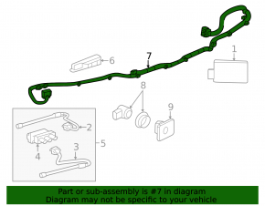 GMC Terrain 18-21 Rear Bumper Wiring