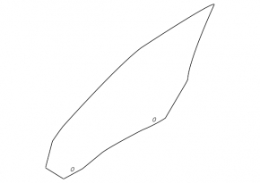 Glass of the front left door Ford Flex 09-19 triplex