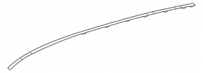 Right roof lining for Mercedes X247 GLB 20-26 under roof rails and panoramic windows