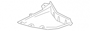 Mudguard liner front right Mazda 3 19-26 5d Japan built